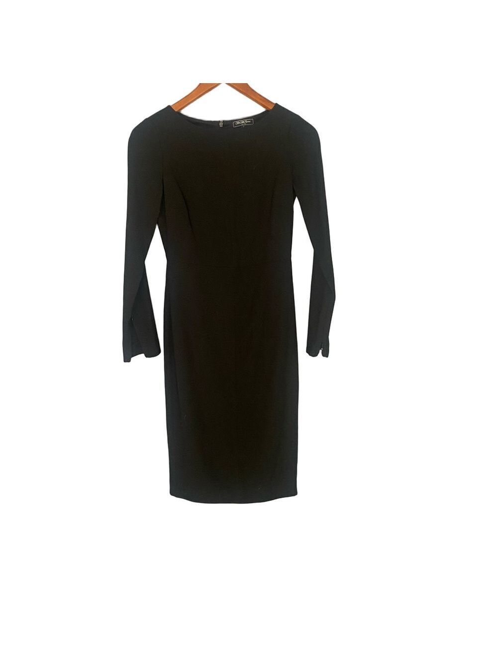 Saks Fifth Avenue Black Long-Sleeve Dress – Size 0 - Picture 2 of 6